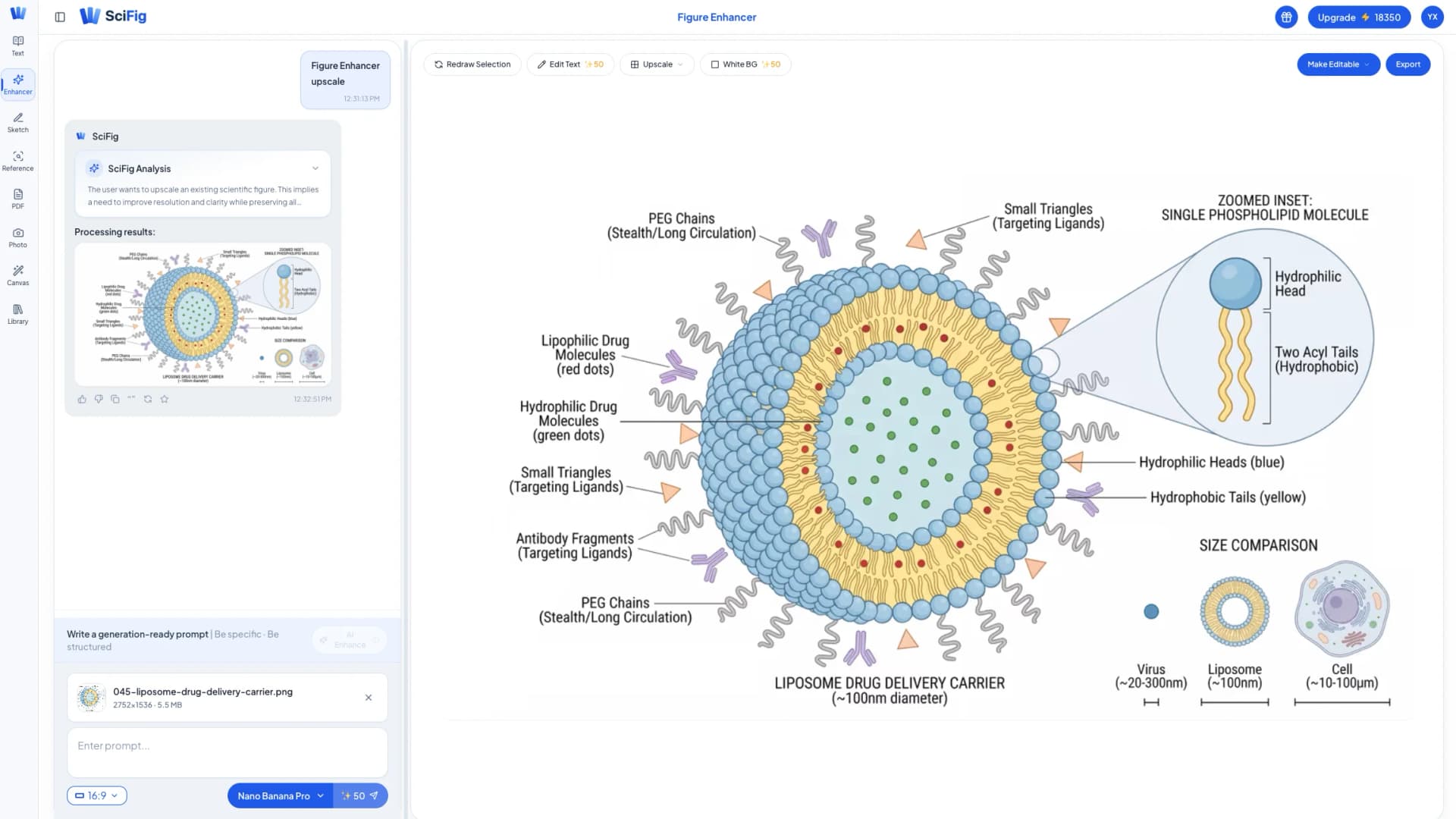AI scientific figure generation